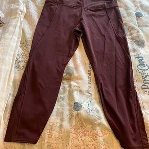 Athleta Large Petite Lightening Leggings {pockets}